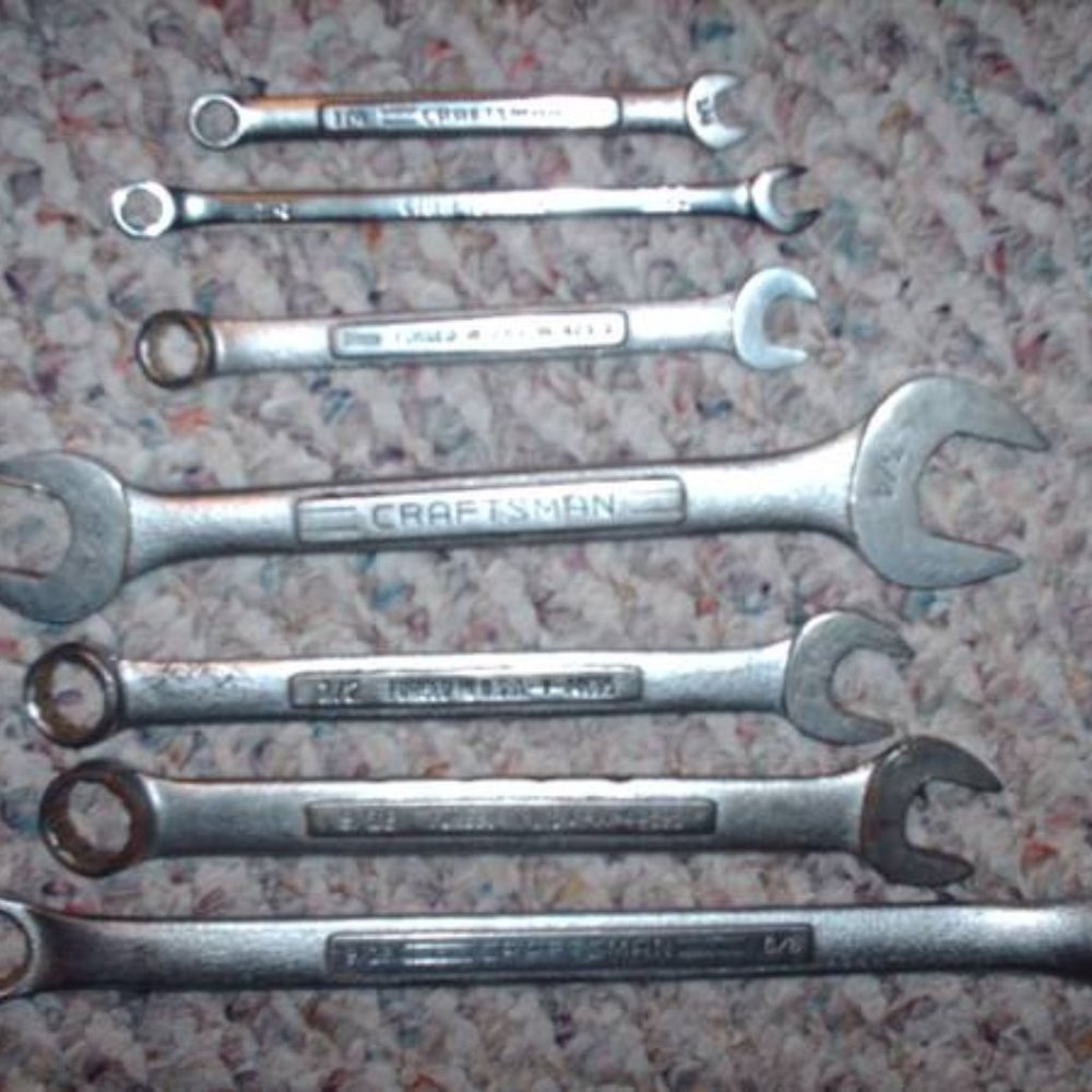7 Miscellaneous Used - Preowned Craftsman Wrenches They're Various Sizes
